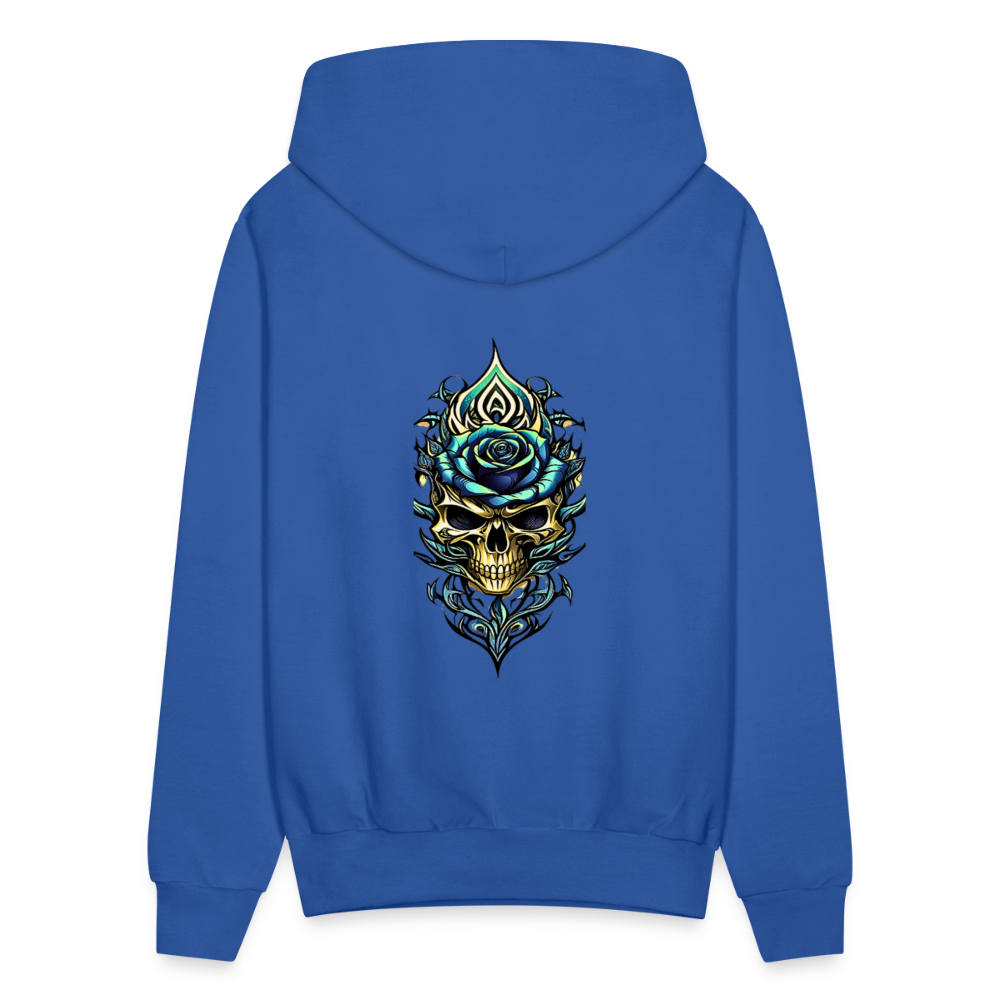 Roses Hoodie - royal blue