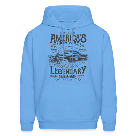 Most American  Hoodie - carolina blue