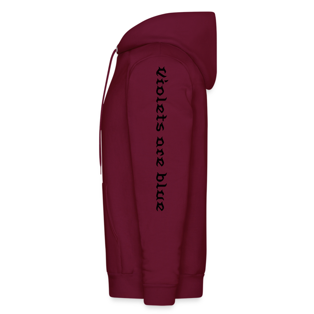 Roses Hoodie - burgundy