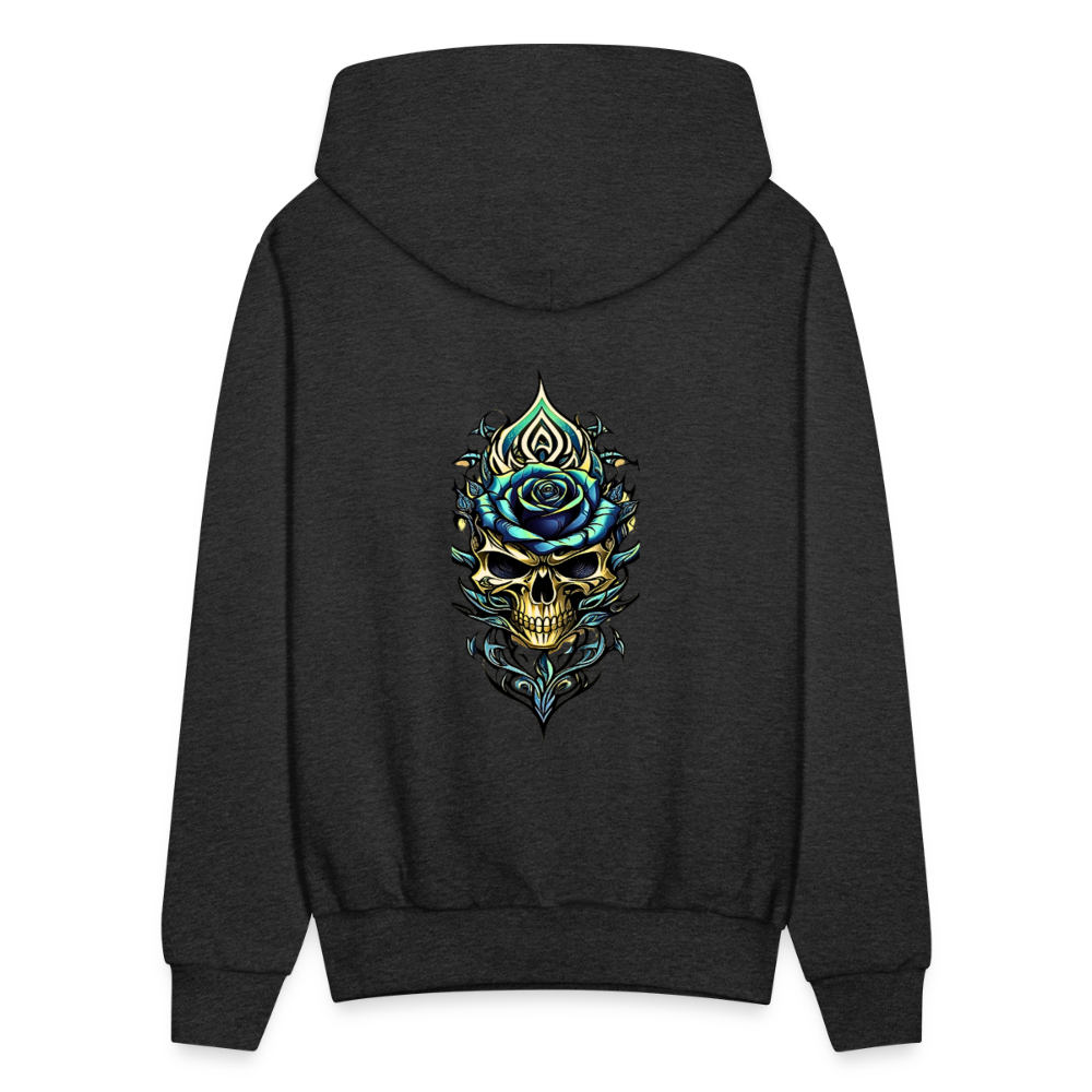 Roses Hoodie - charcoal grey