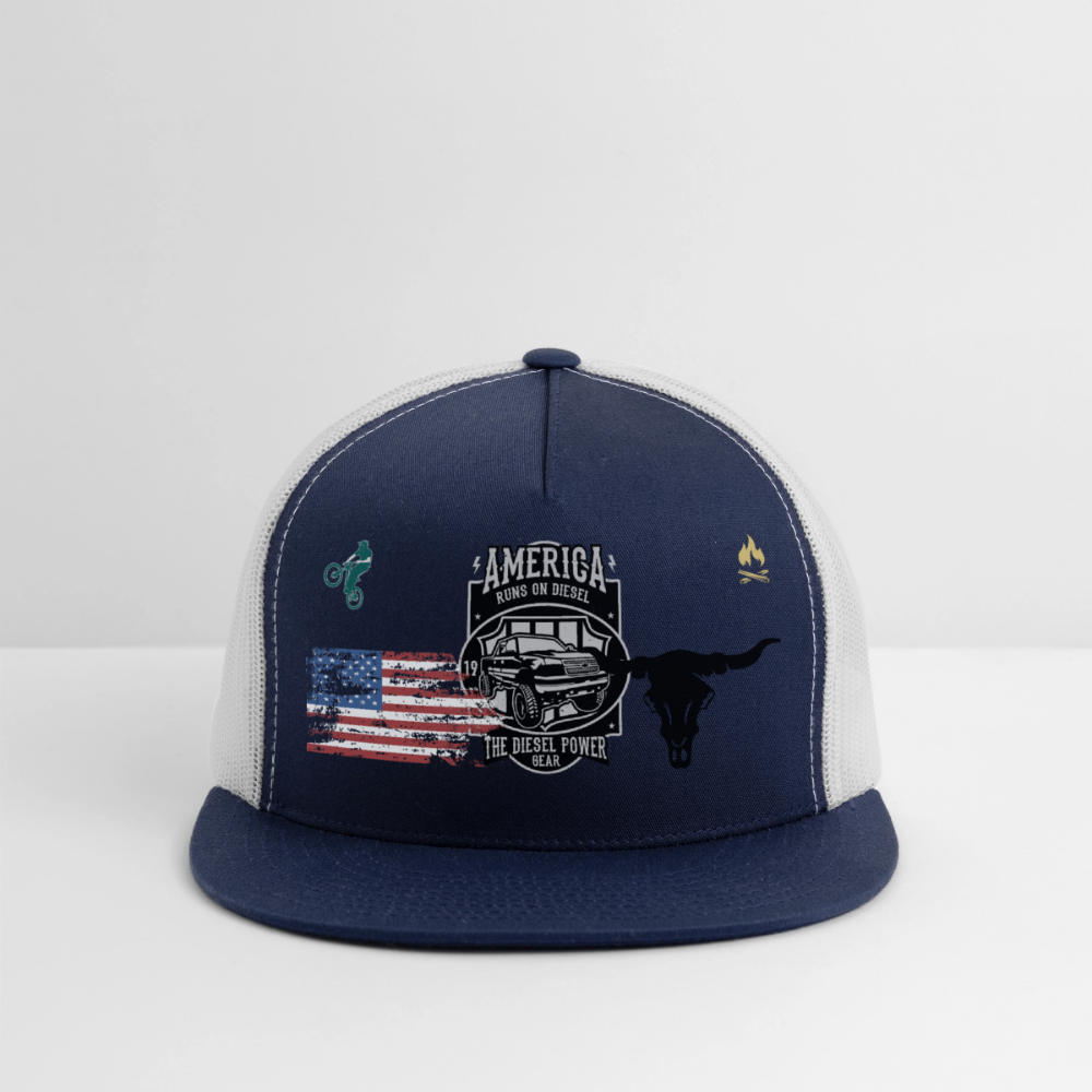 Trucker Hat - navy/white