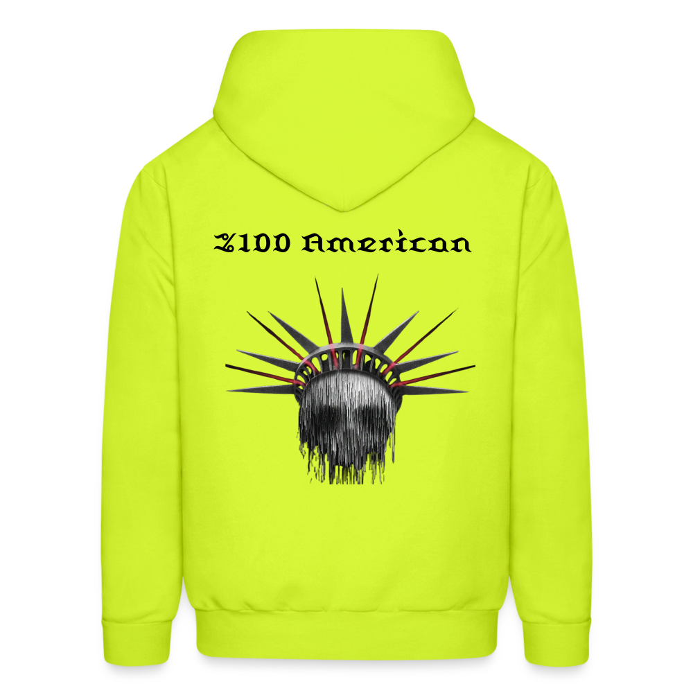 Most American  Hoodie - safety green