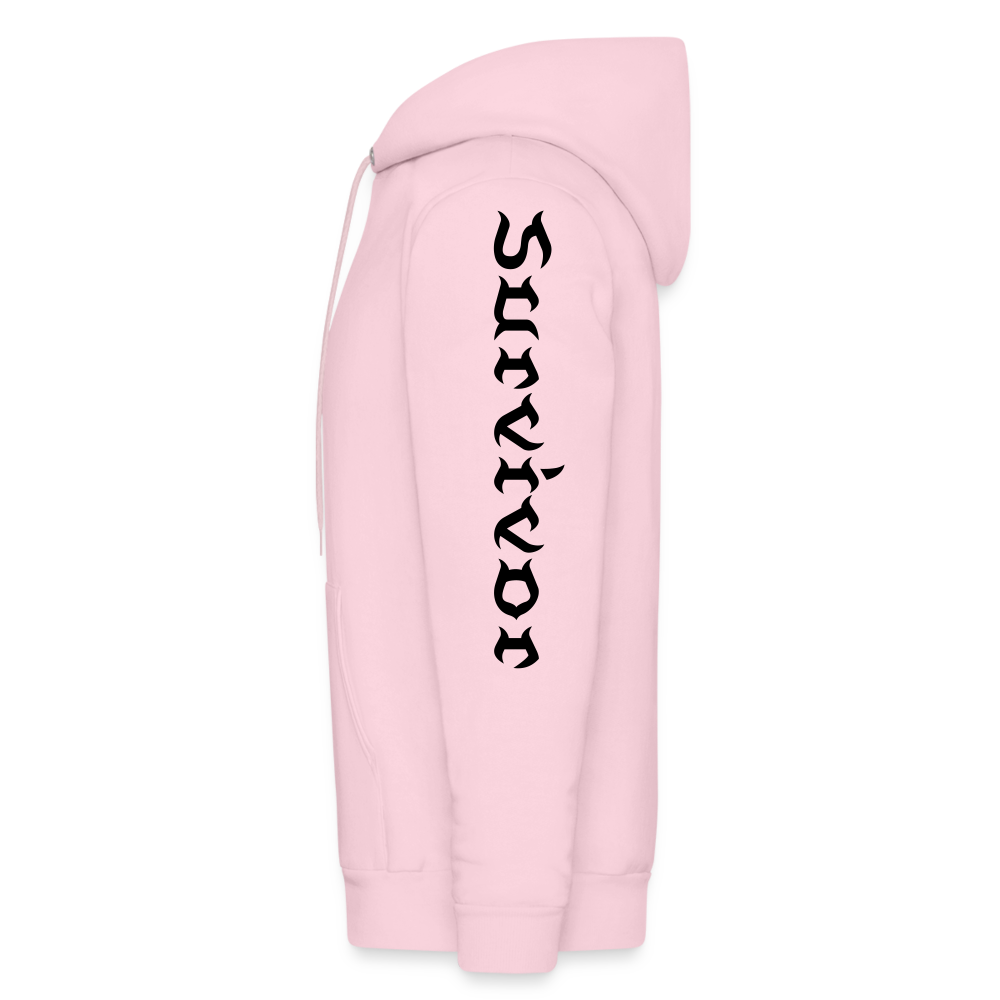 Men's Hoodie - pale pink