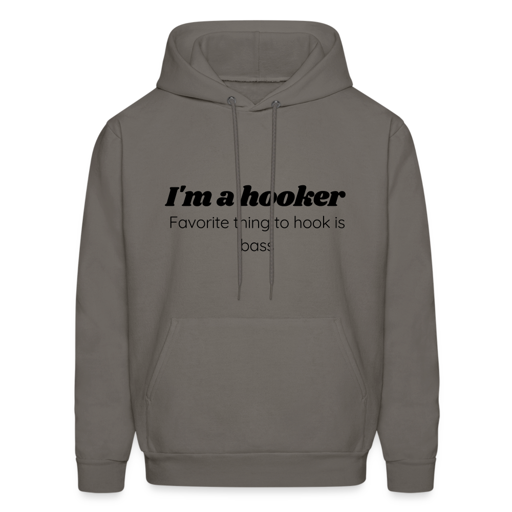 Hooker hoodie family friendly - asphalt gray