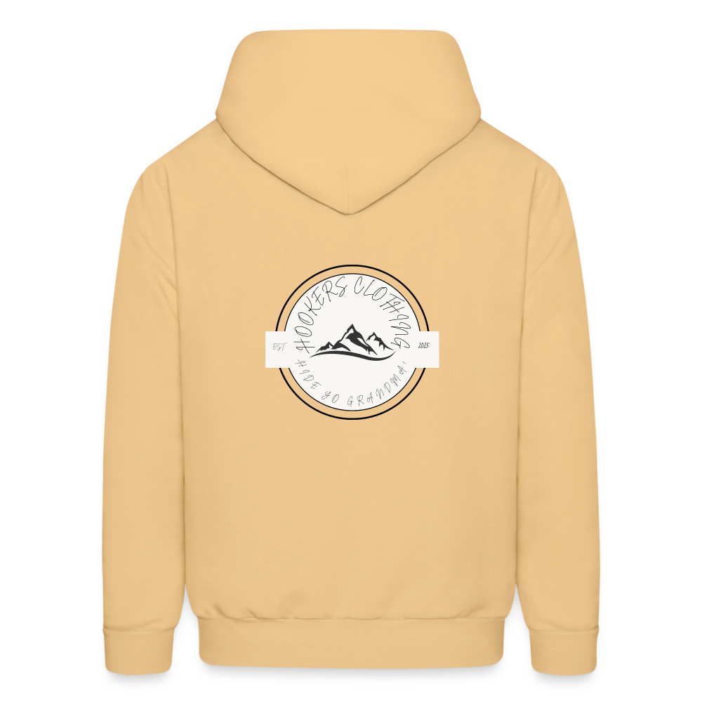 Hooker hoodie family friendly - light gold 