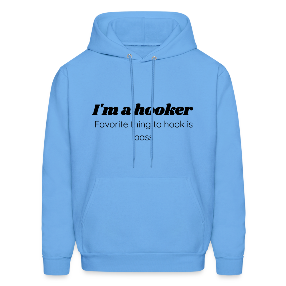 Hooker hoodie family friendly - carolina blue