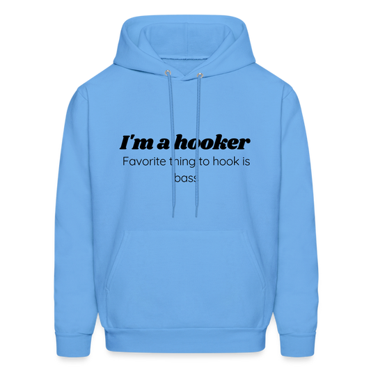 Hooker hoodie family friendly - carolina blue