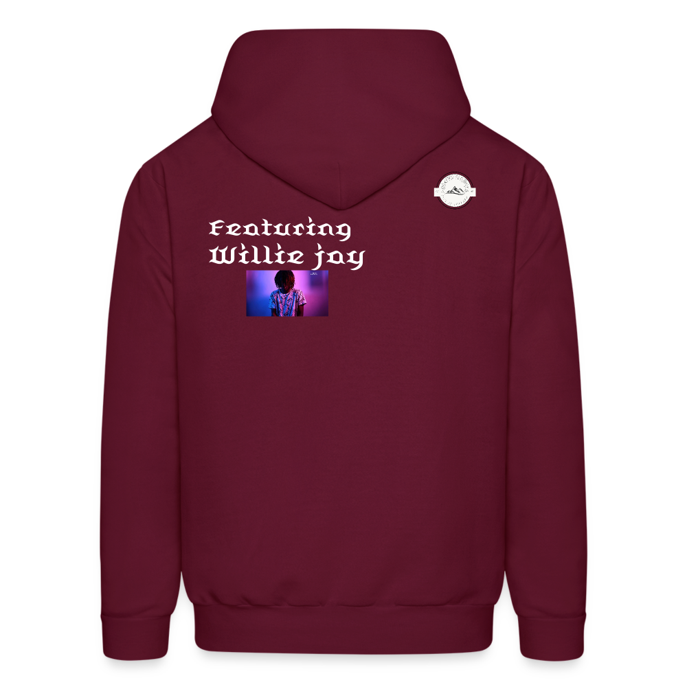 Joke Hoodie - burgundy