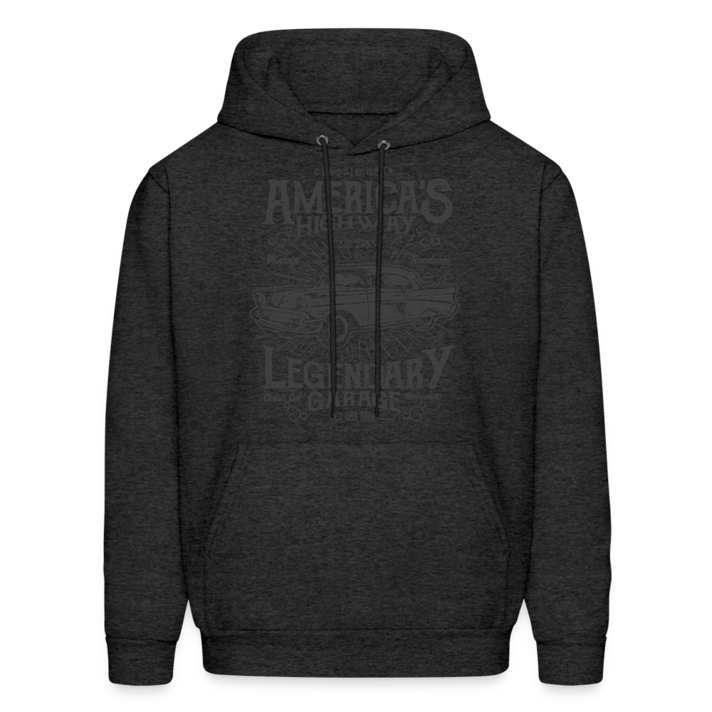 Most American  Hoodie - charcoal grey