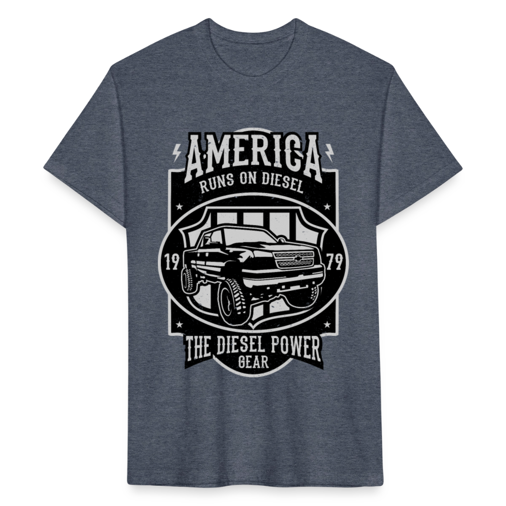 America cotton shirt - heather navy