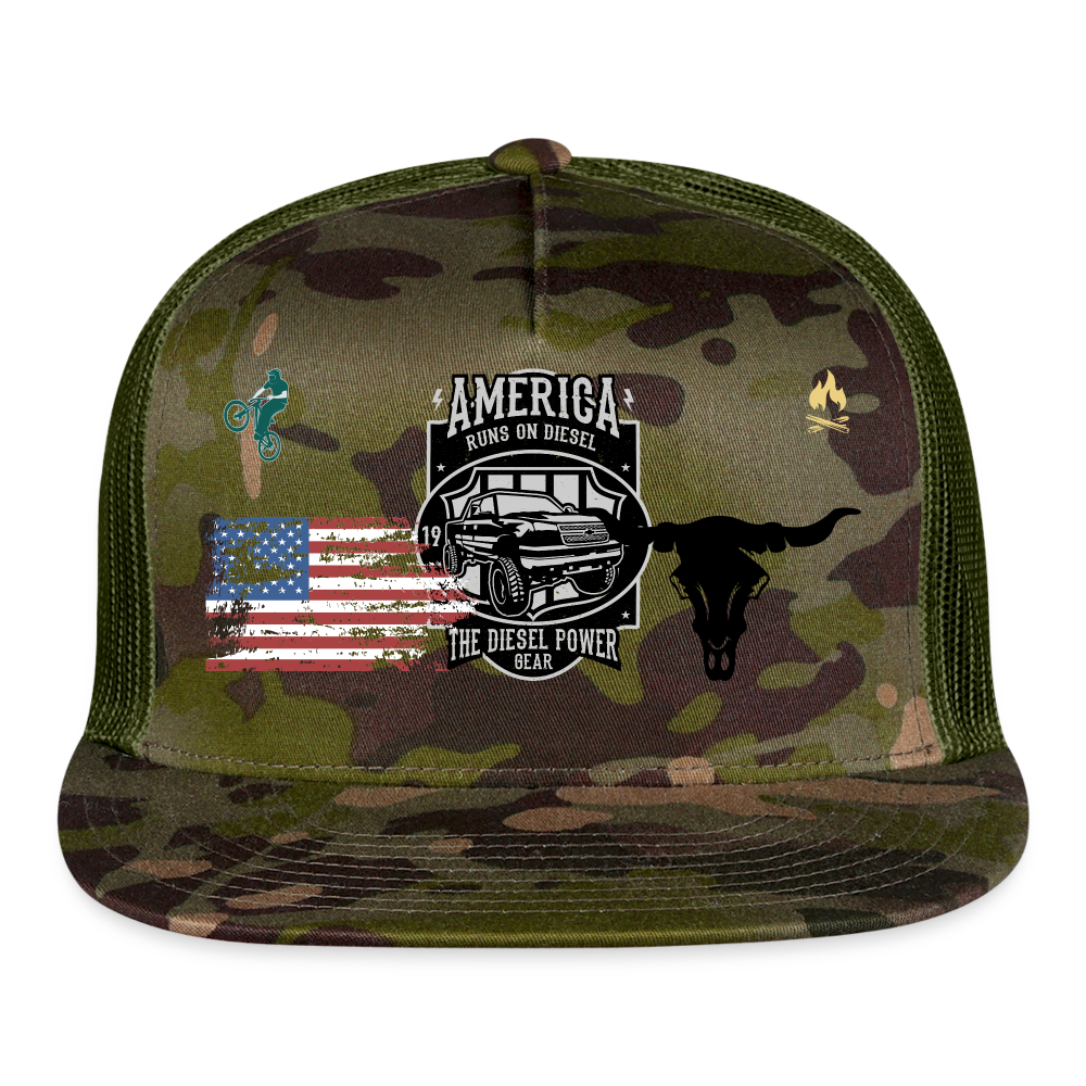 Trucker Hat - MultiCam\green