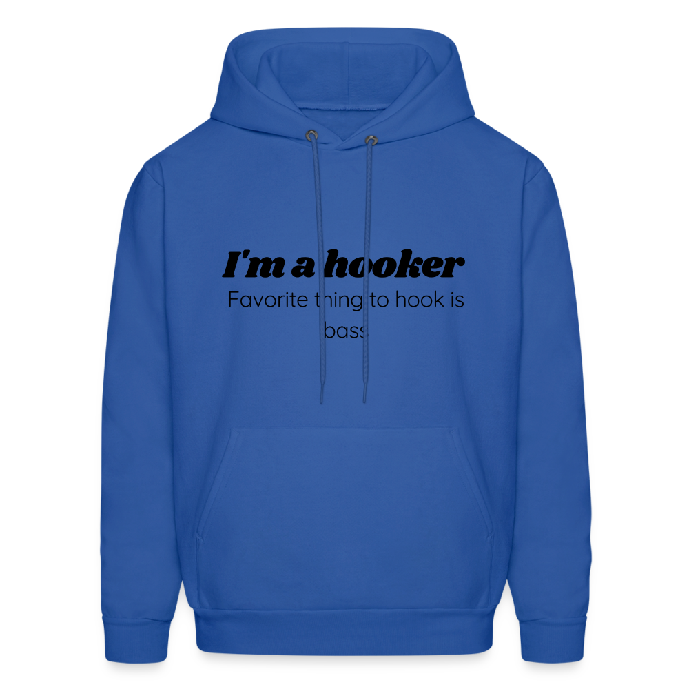 Hooker hoodie family friendly - royal blue