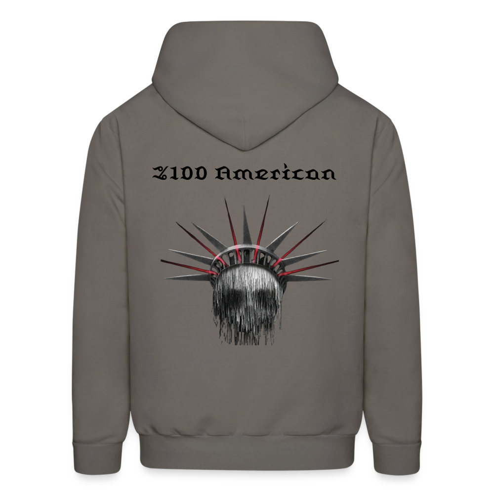 Most American  Hoodie - asphalt gray