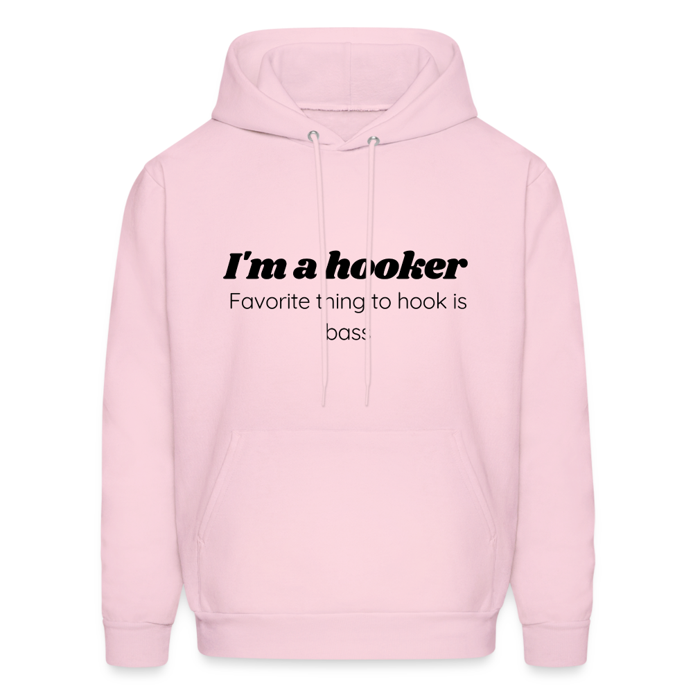 Hooker hoodie family friendly - pale pink