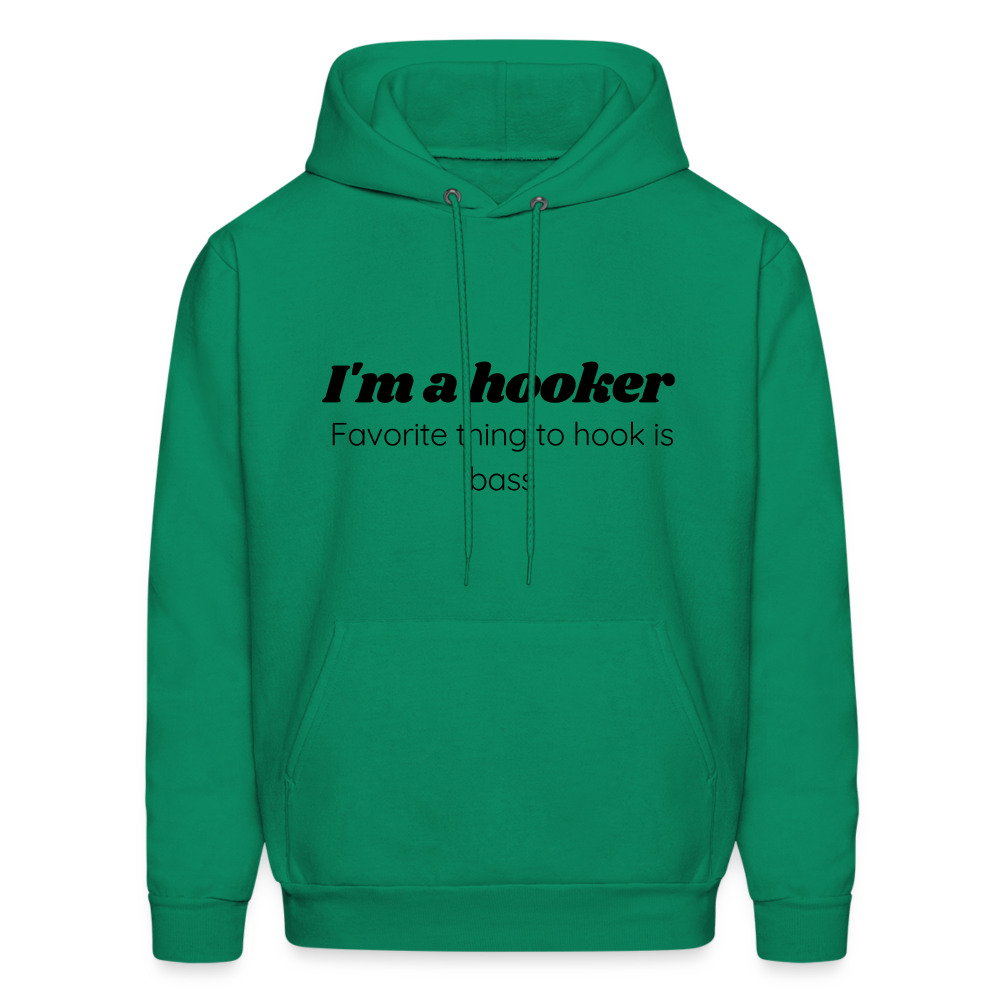 Hooker hoodie family friendly - kelly green