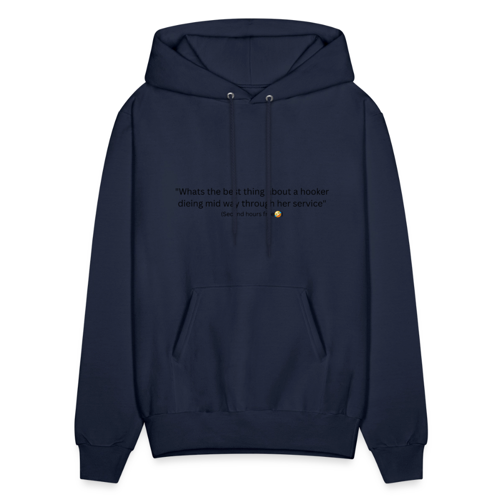 Hooker joke hoodie - navy