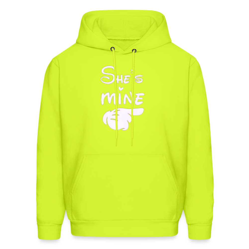 Men's Hoodie - safety green