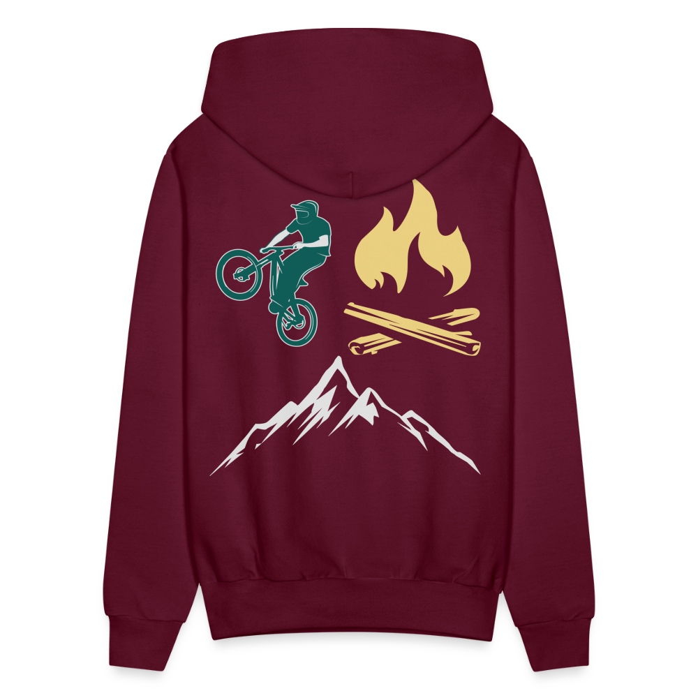 Men's Hoodie - burgundy