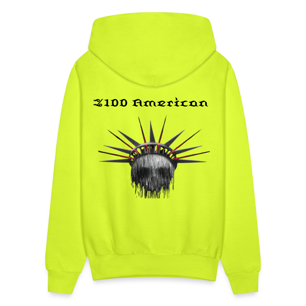 Most American  Hoodie - safety green