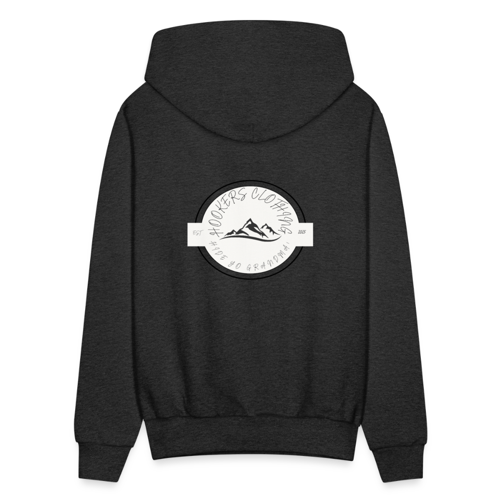 Hooker hoodie family friendly - charcoal grey