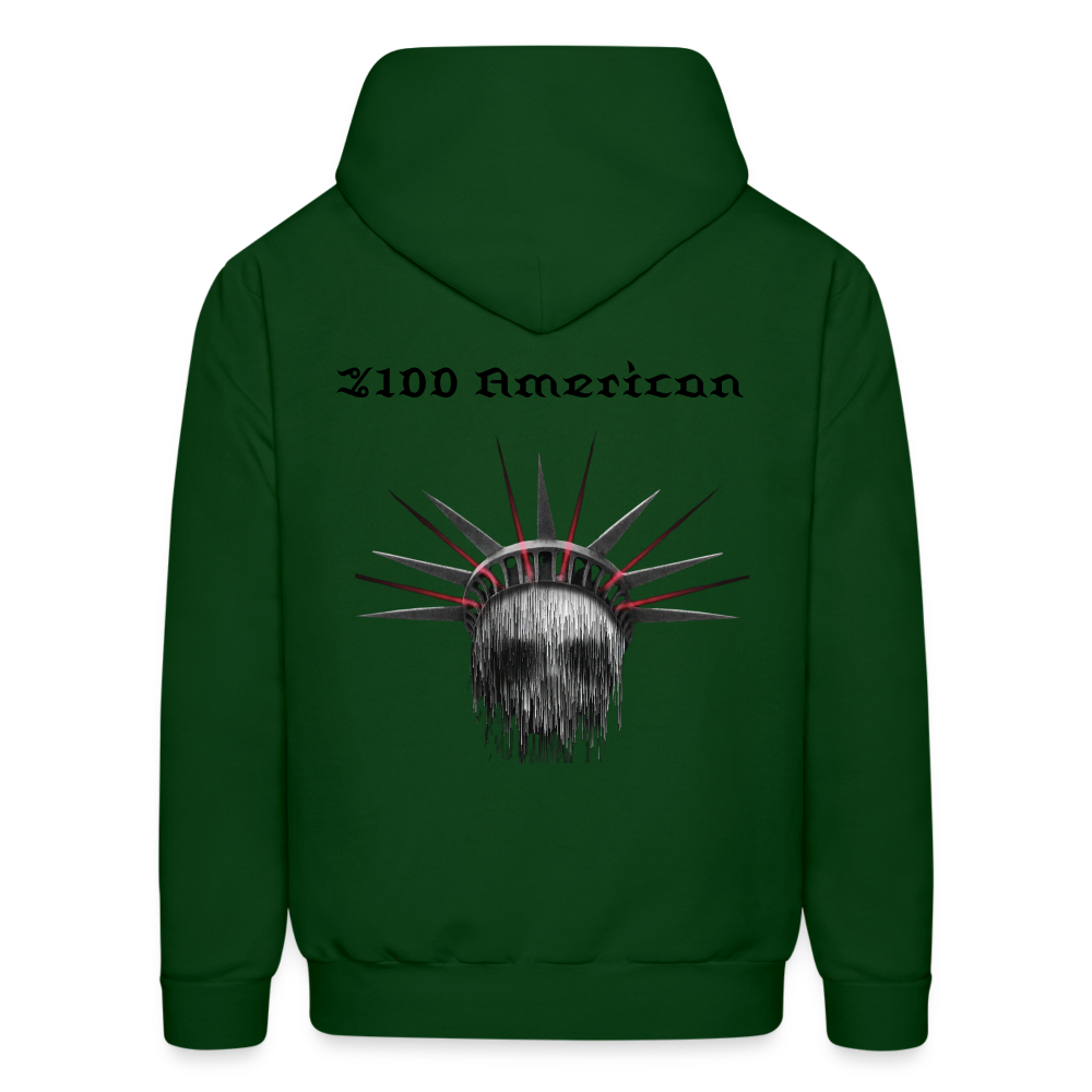 Most American  Hoodie - forest green