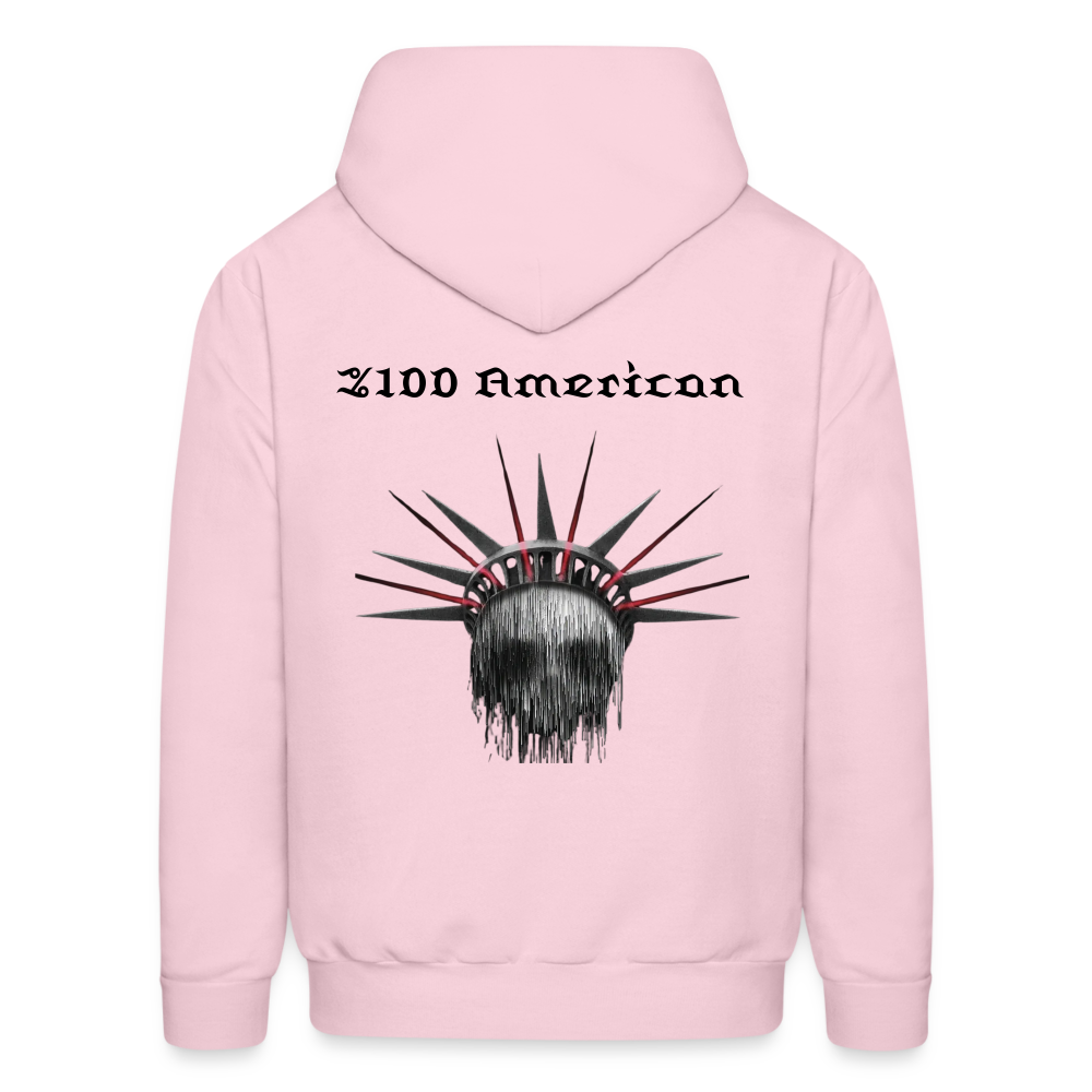 Most American  Hoodie - pale pink