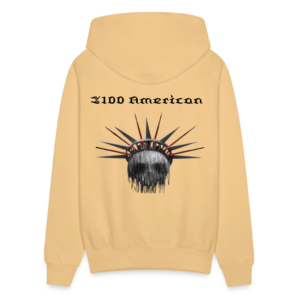 Most American  Hoodie - light gold 