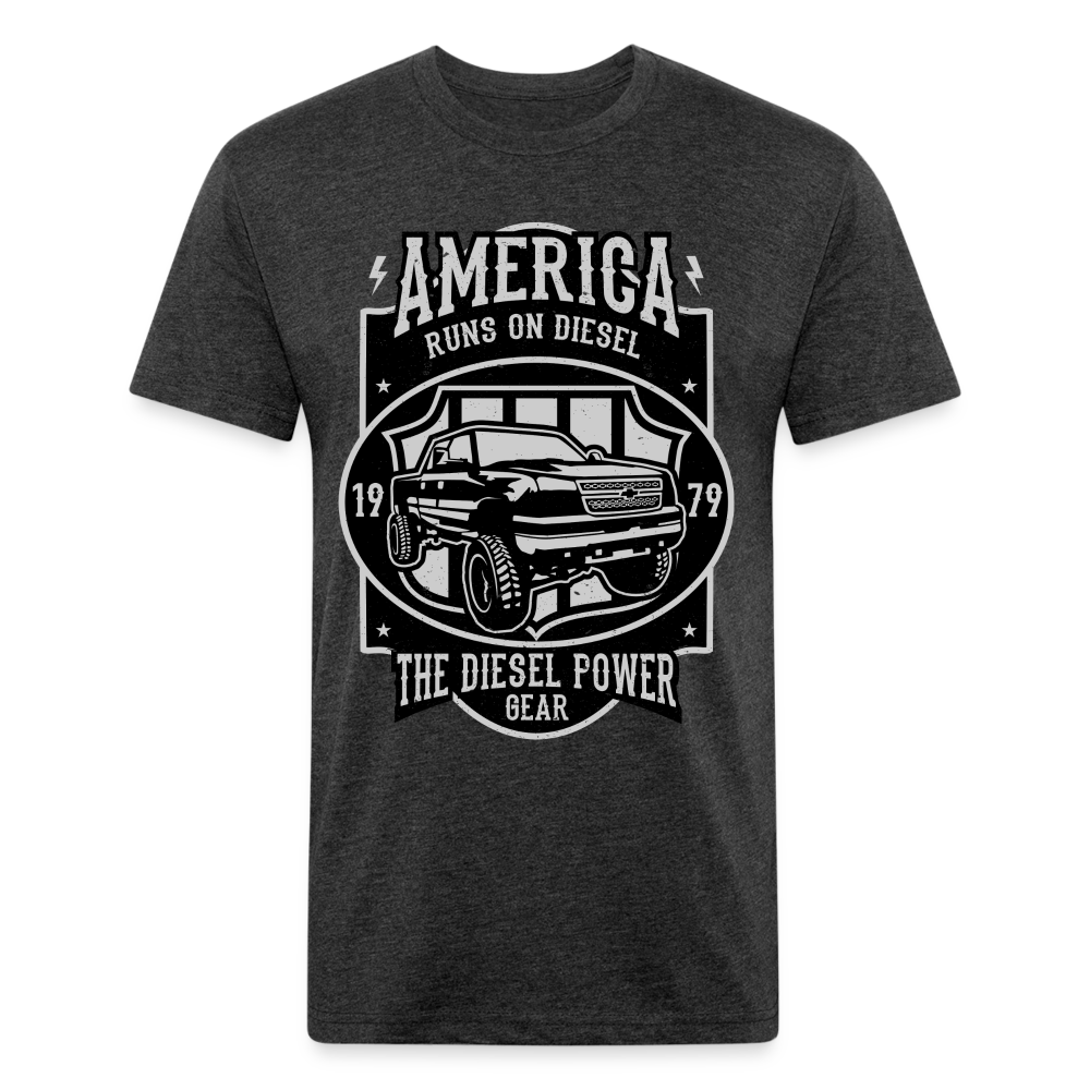 America cotton shirt - heather black