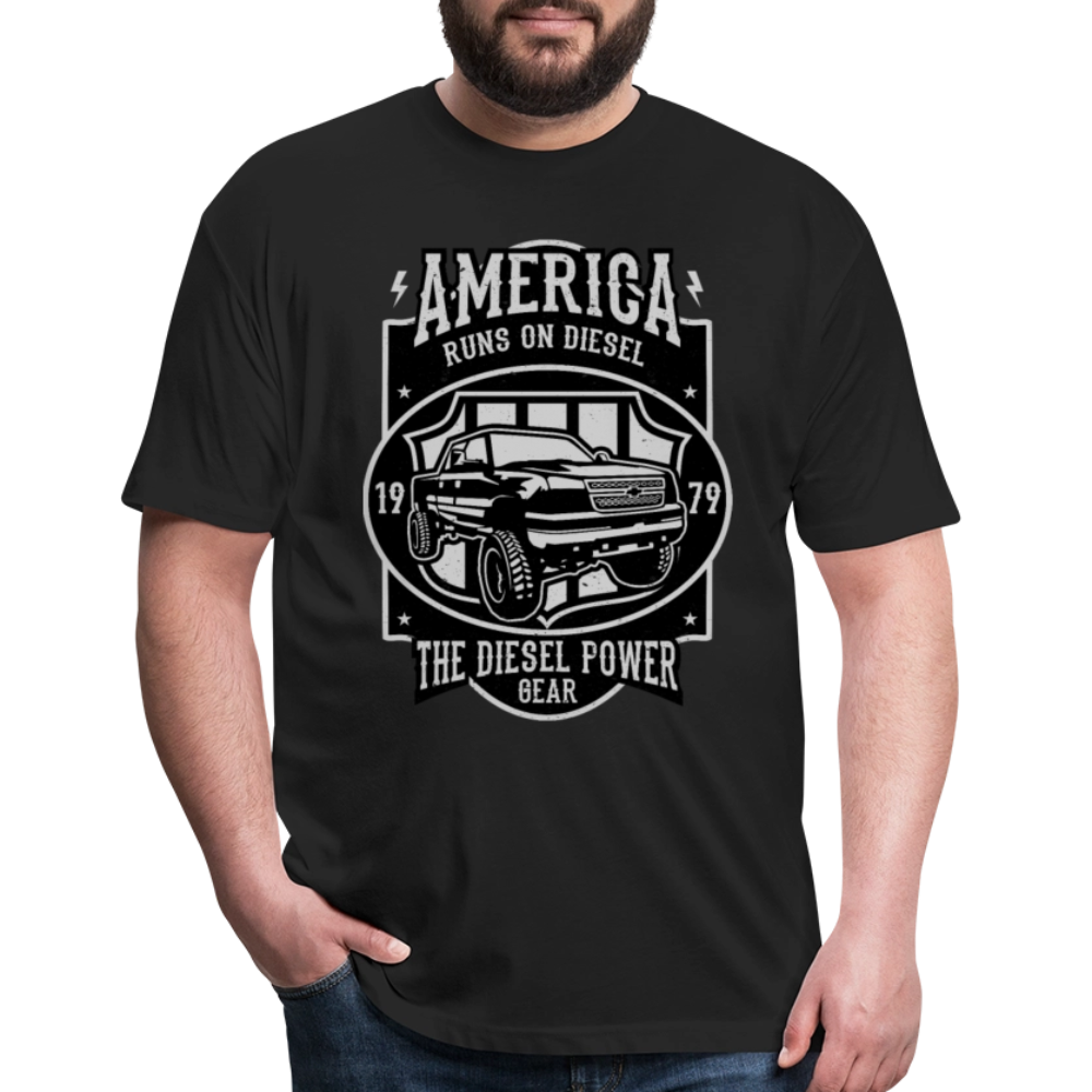 America cotton shirt - black