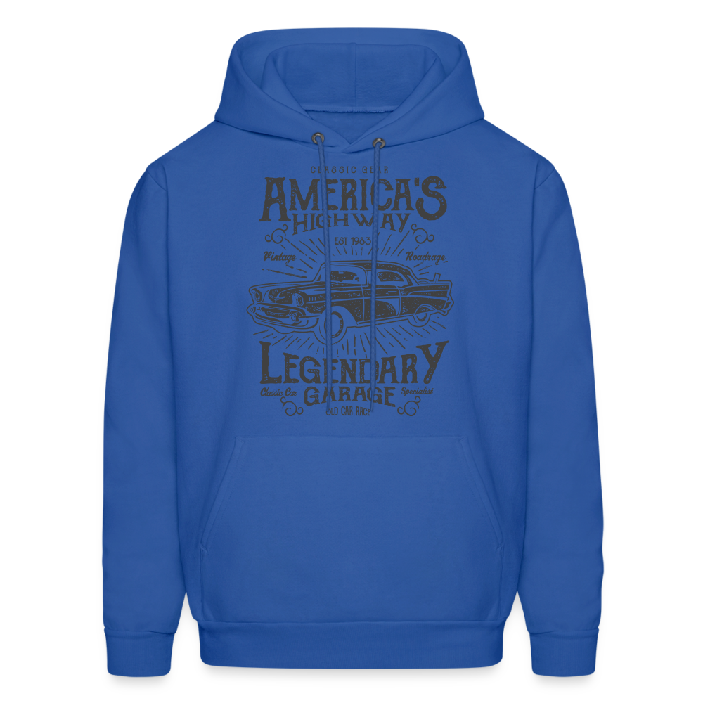 Most American  Hoodie - royal blue