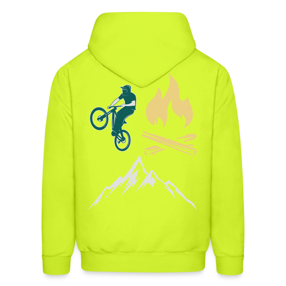 Men's Hoodie - safety green