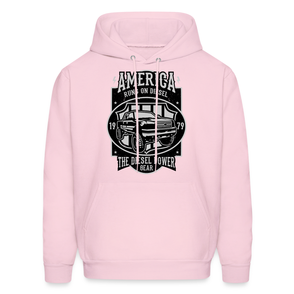 Men's Hoodie - pale pink