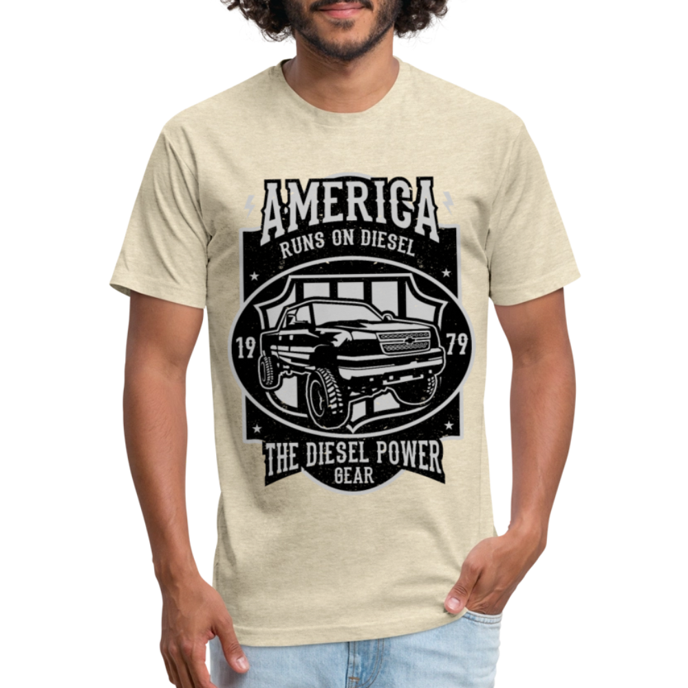 America cotton shirt - heather cream