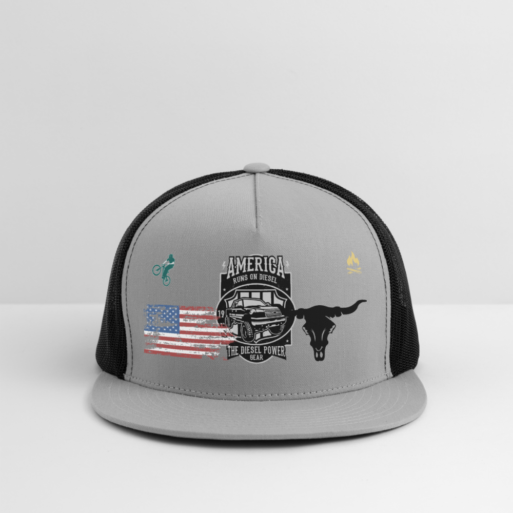 Trucker Hat - gray/black