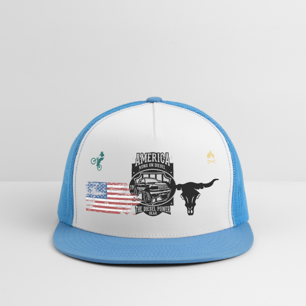 Trucker Hat - white/blue