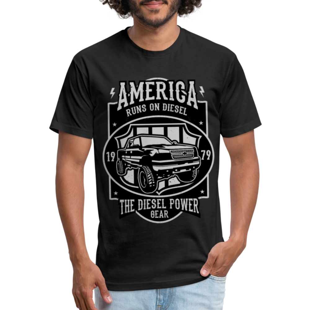 America cotton shirt - black