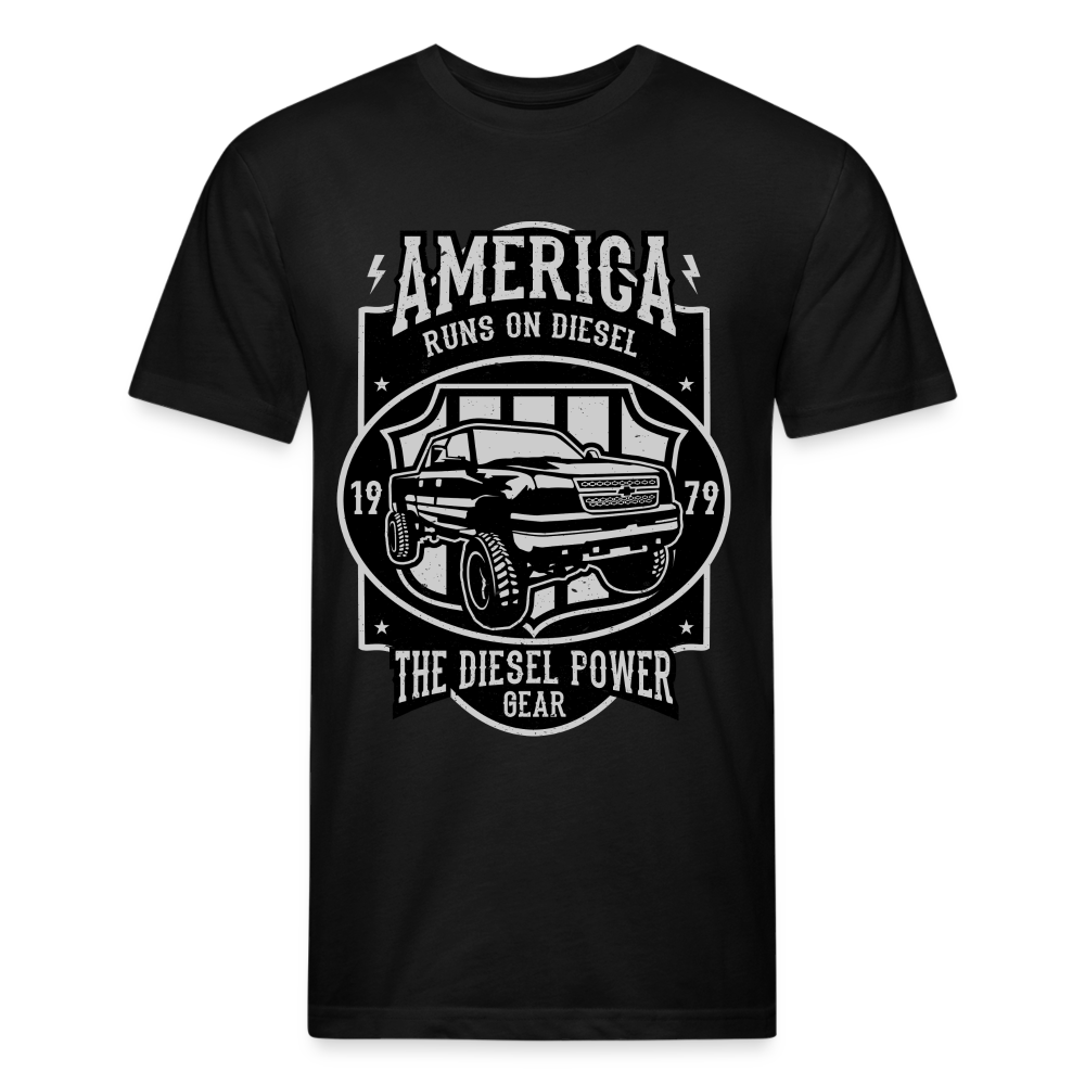 America cotton shirt - black