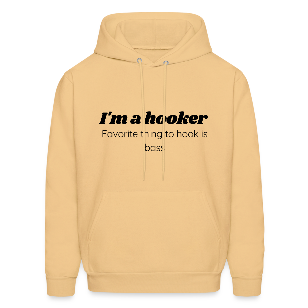 Hooker hoodie family friendly - light gold 