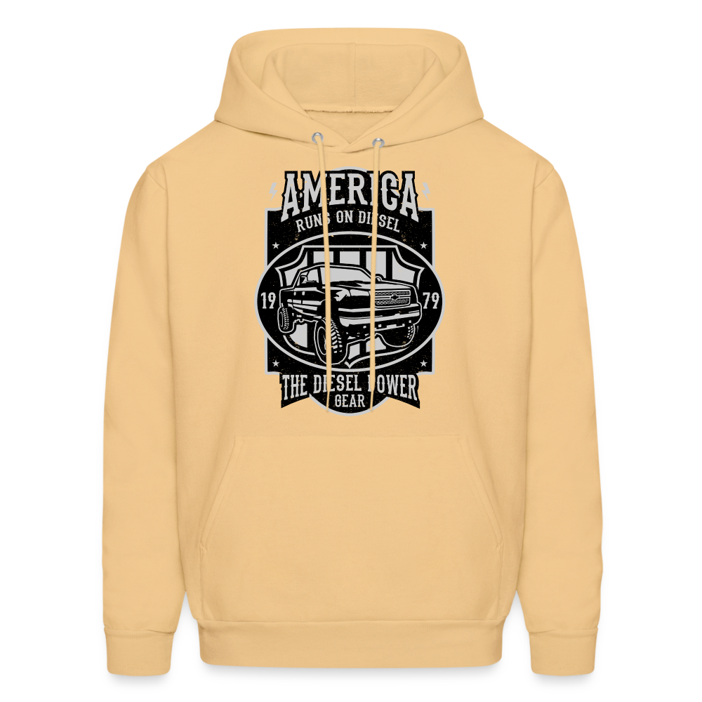 Men's Hoodie - light gold 