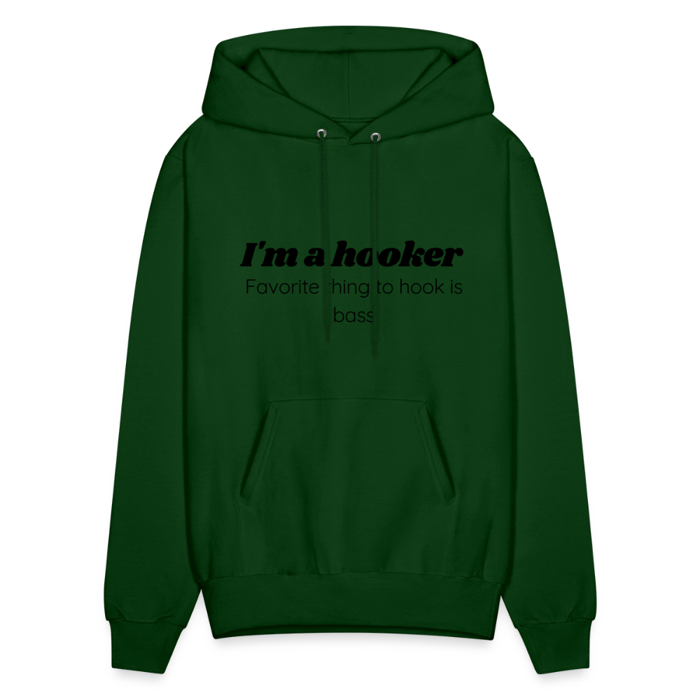 Hooker hoodie family friendly - forest green