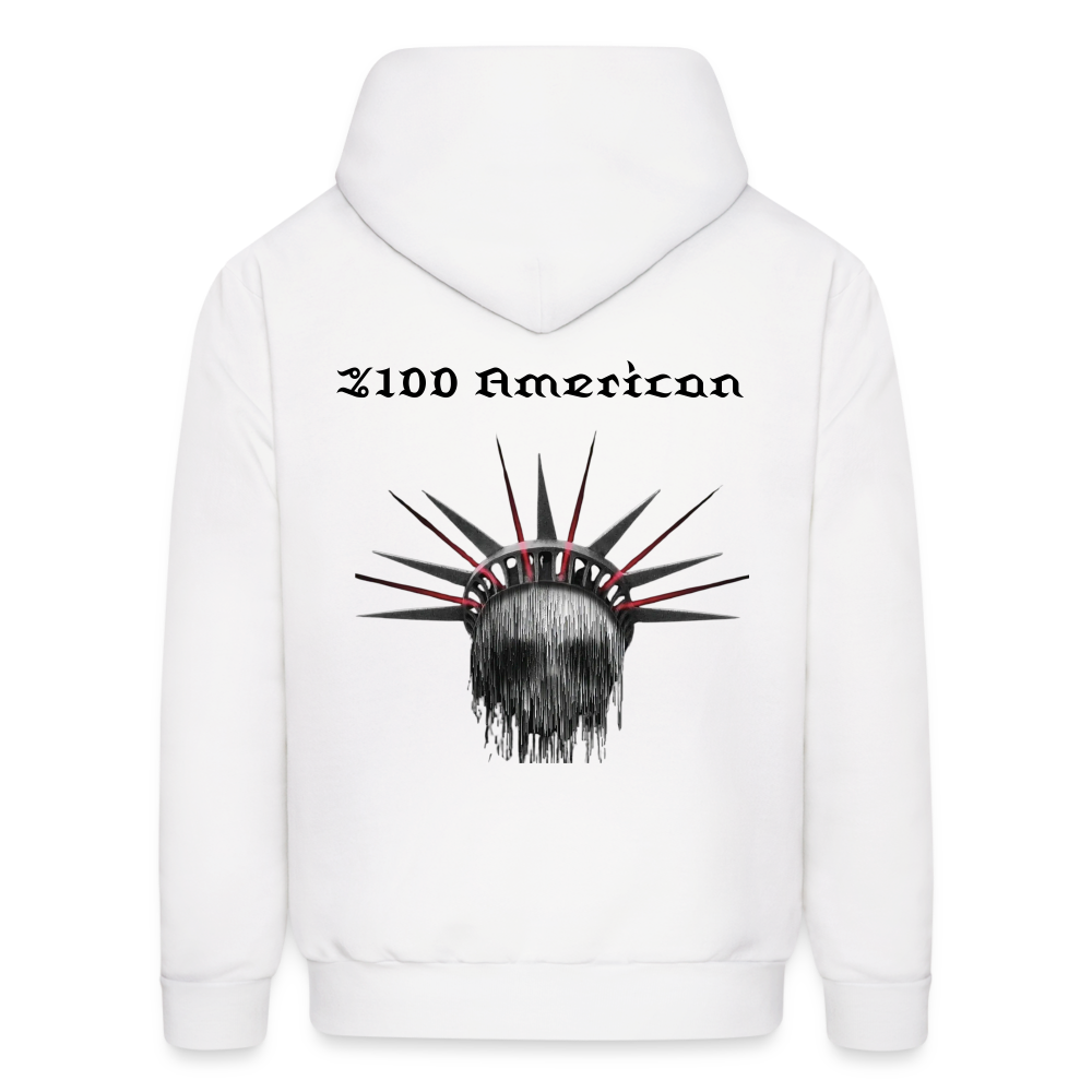 Most American  Hoodie - white