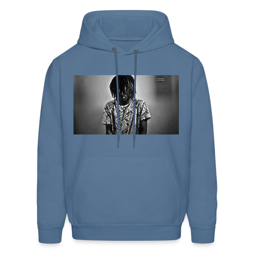 Featured Hoodie - denim blue