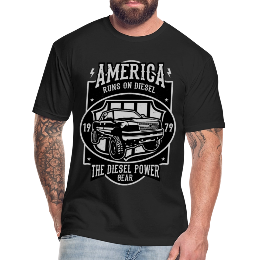 America cotton shirt - black