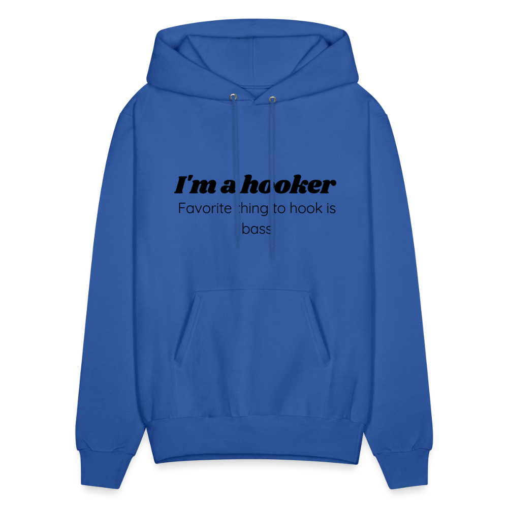 Hooker hoodie family friendly - royal blue