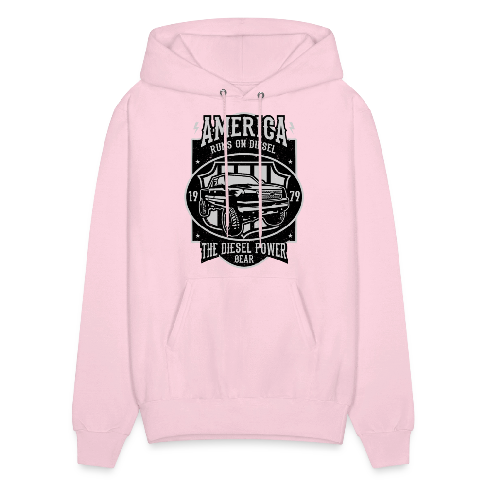 Men's Hoodie - pale pink