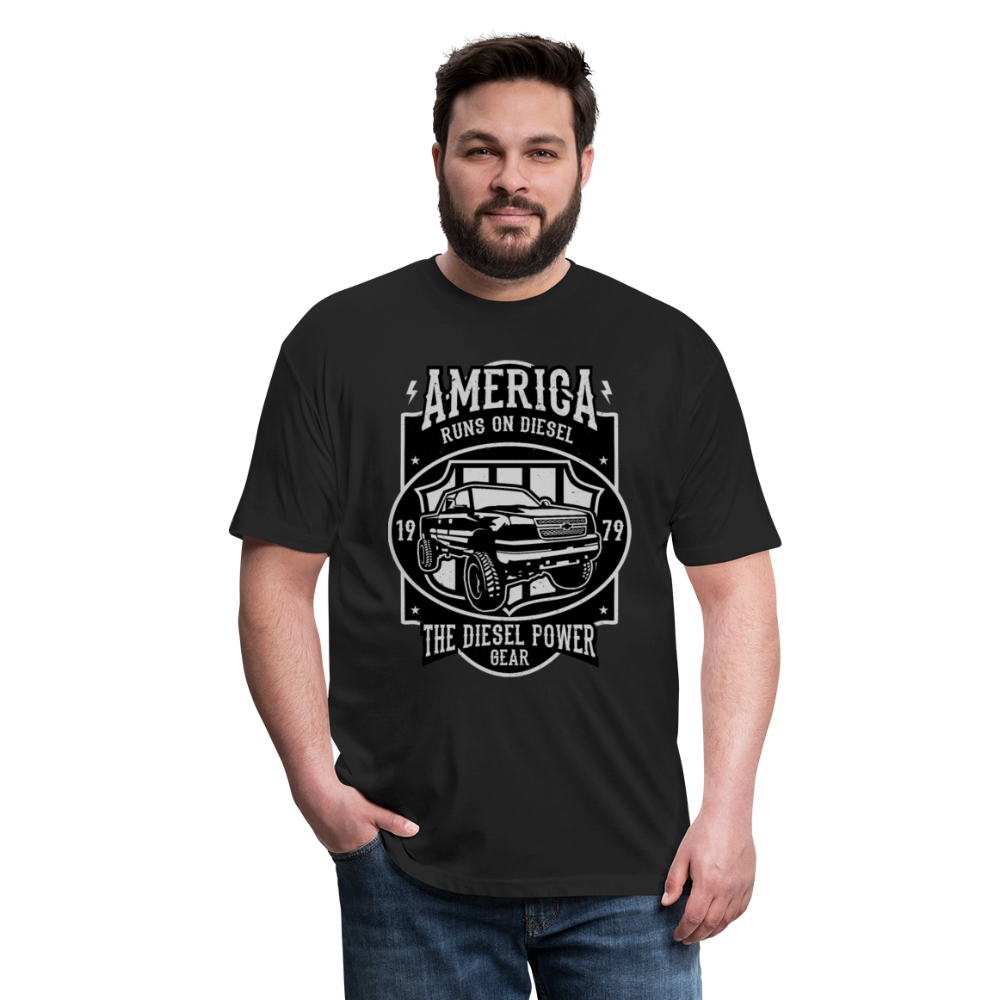 America cotton shirt - black