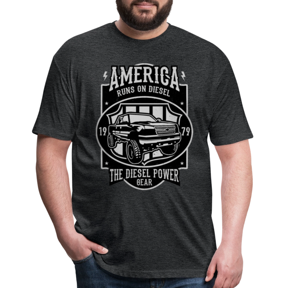 America cotton shirt - heather black