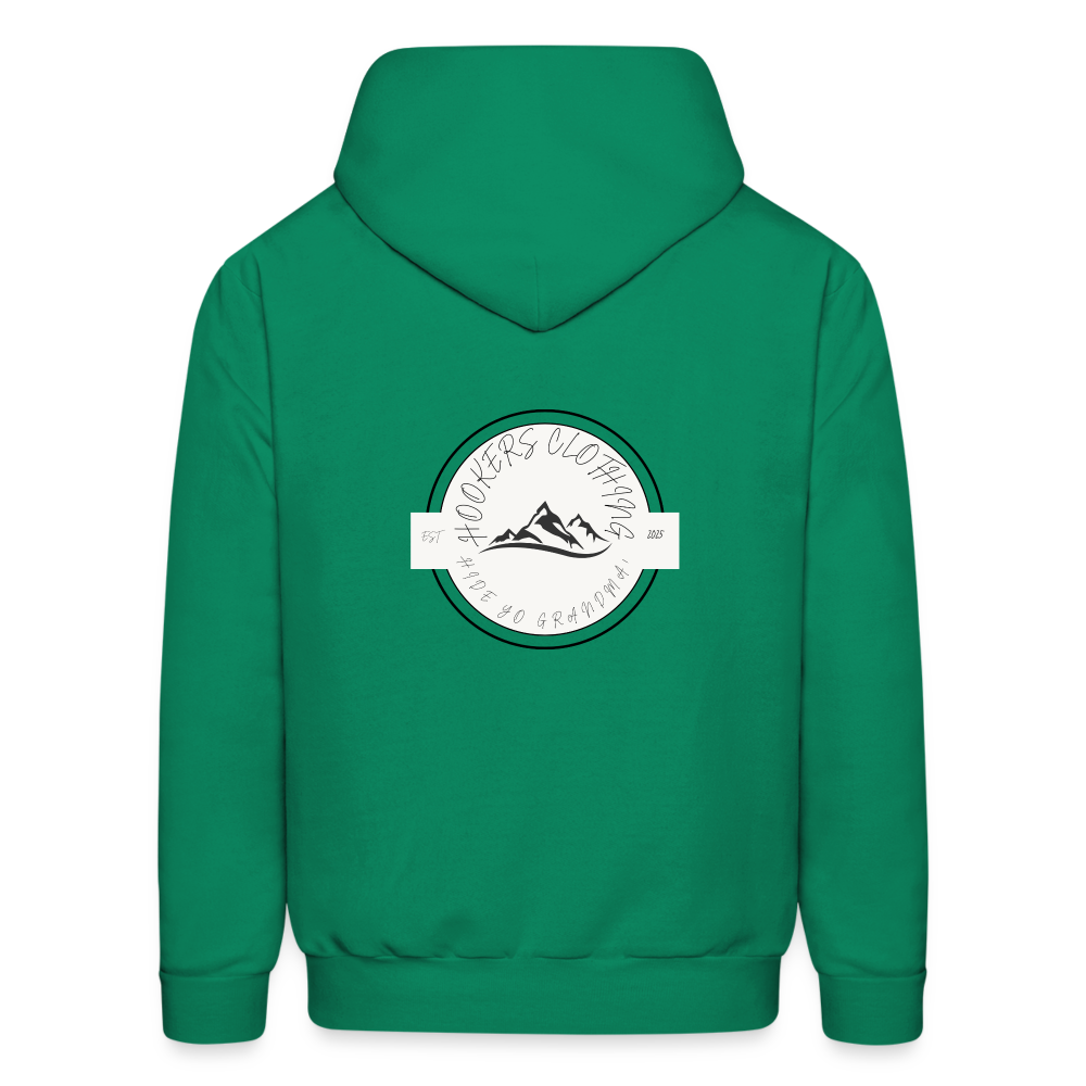 Hooker hoodie family friendly - kelly green