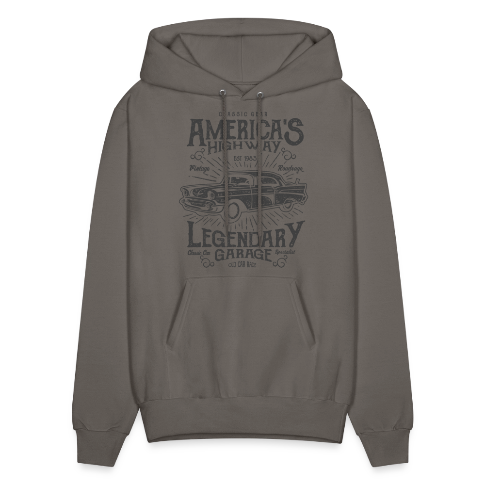 Most American  Hoodie - asphalt gray