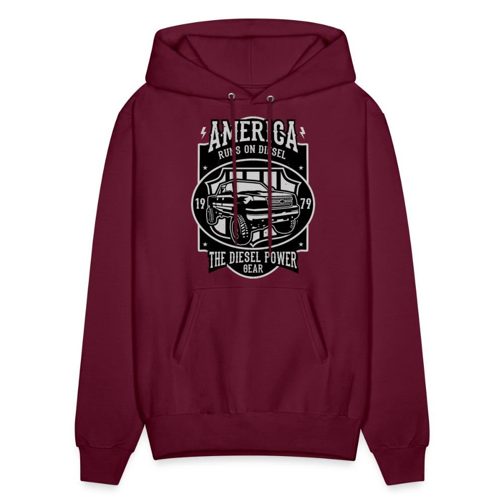 Men's Hoodie - burgundy